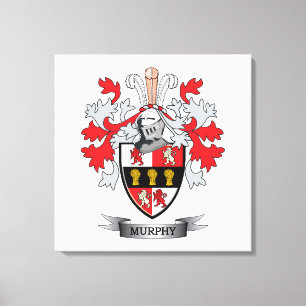Lienzo Escudo de armas de Murphy