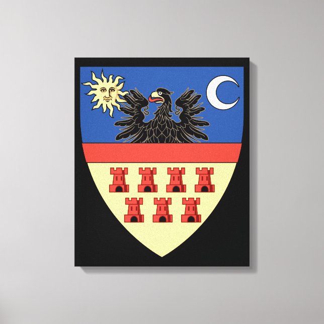 Lienzo Escudo de armas de Transilvania (Anverso)