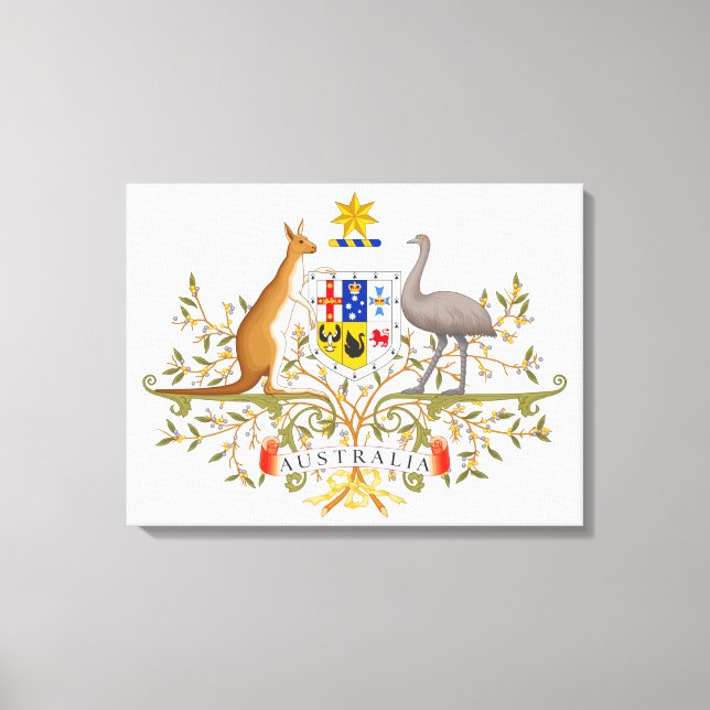 Lienzo Escudo de Australia (Anverso)