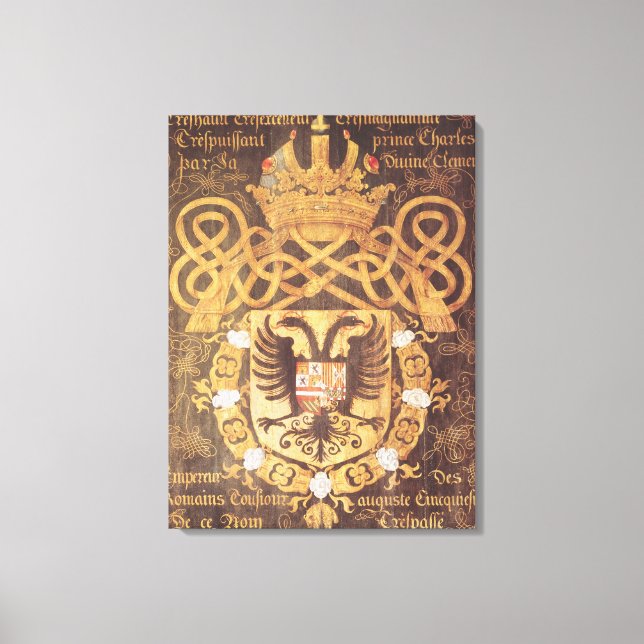 Lienzo Escudo de Charles V del Capítulo 23 (Anverso)