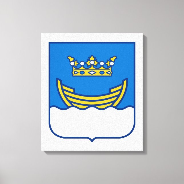Lienzo Escudo de Helsinki (Finlandia) (Anverso)