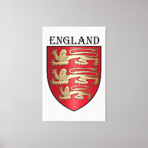 Lienzo Escudo de Inglaterra