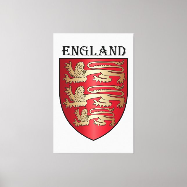 Lienzo Escudo de Inglaterra (Anverso)