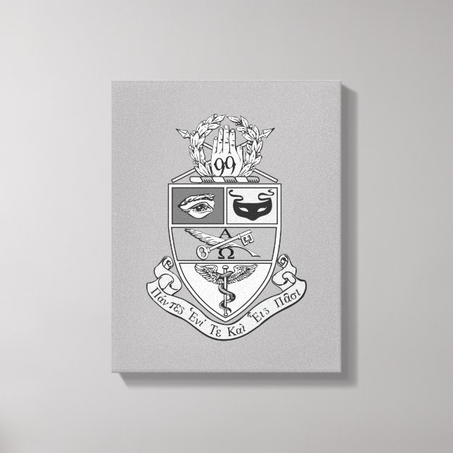 Lienzo Escudo de Kappa Psi (Anverso)