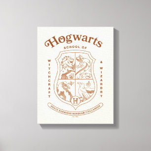Lienzo Escudo de la Escuela de Magia y Hechicería HOGWART