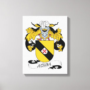 Lienzo Escudo de la familia de Acuna