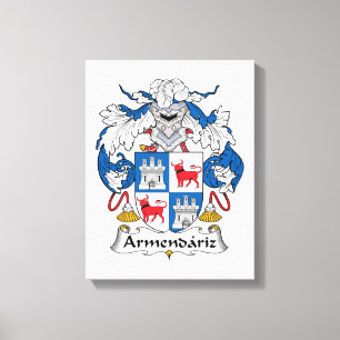 Lienzo Escudo de la familia de Armendariz