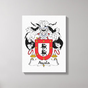 Lienzo Escudo de la familia de Ayala