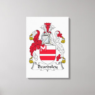 Lienzo Escudo de la familia de Beardsley