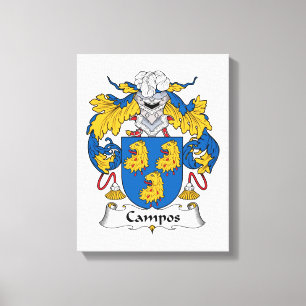 Lienzo Escudo de la familia de Campos