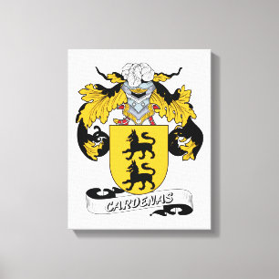 Lienzo Escudo de la familia de Cardenas
