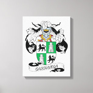 Lienzo Escudo de la familia de Carranza