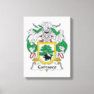 Lienzo Escudo de la familia de Carrasco