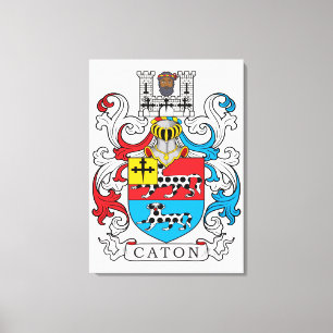 Lienzo Escudo de la familia de Caton