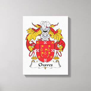 Lienzo Escudo de la familia de Chaves