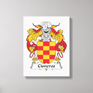 Lienzo Escudo de la familia de Cisneros
