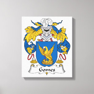 Lienzo Escudo de la familia de Gomes