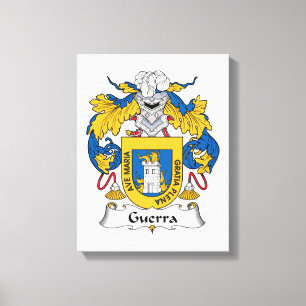 Lienzo Escudo de la familia de Guerra