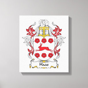 Lienzo Escudo de la familia de Haas