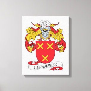Lienzo Escudo de la familia de Hernández