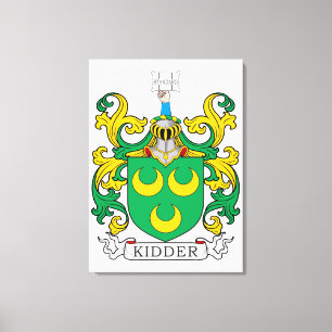 Lienzo Escudo de la familia de Kidder