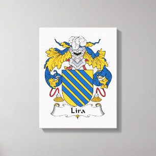 Lienzo Escudo de la familia de la lira