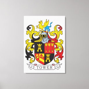 Lienzo Escudo de la familia de la torre
