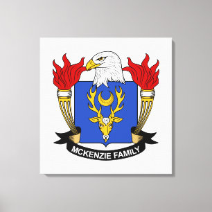 Lienzo Escudo de la familia de McKenzie