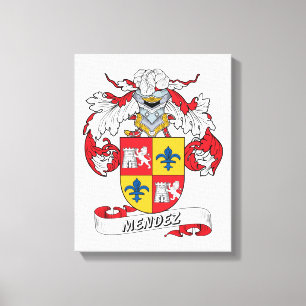 Lienzo Escudo de la familia de Méndez