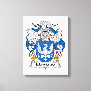 Lienzo Escudo de la familia de Montalvo