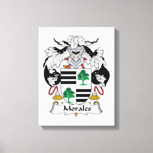Lienzo Escudo de la familia de Morales