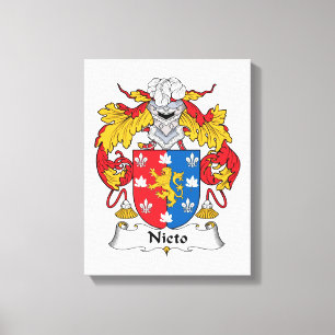Lienzo Escudo de la familia de Nieto
