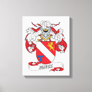 Lienzo Escudo de la familia de Núñez