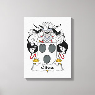 Lienzo Escudo de la familia de Olivas