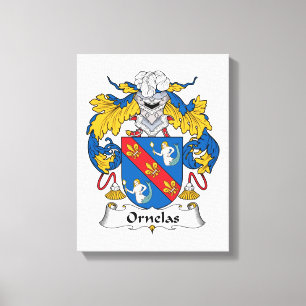 Lienzo Escudo de la familia de Ornelas