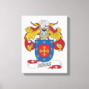 Lienzo Escudo de la familia de Rivas