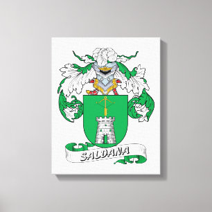 Lienzo Escudo de la familia de Saldana
