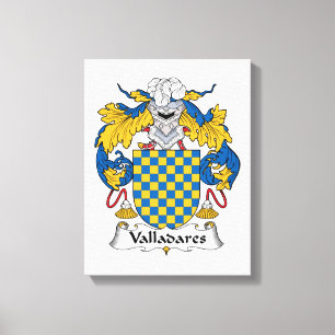 Lienzo Escudo de la familia de Valladares