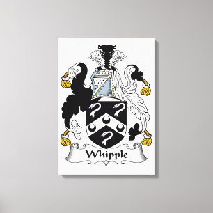 Lienzo Escudo de la familia de Whipple