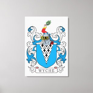 Lienzo Escudo de la familia de Wyche