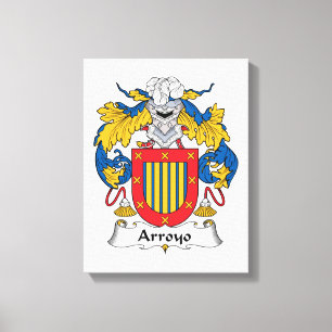 Lienzo Escudo de la familia del Arroyo
