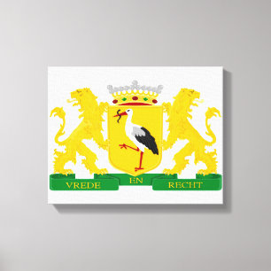 Lienzo Escudo de La Haya, Países Bajos.