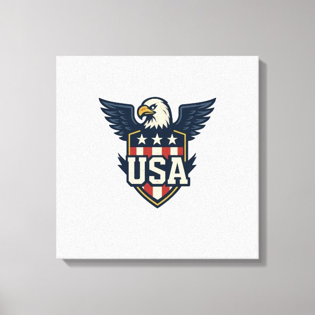Lienzo ESCUDO del águila de los Estados Unidos — Escudo d (Anverso)