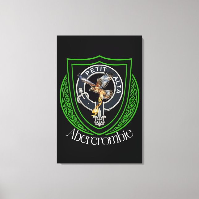Lienzo Escudo del Clan Escocés Abercrombie (Anverso)