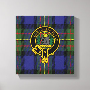 Lienzo Escudo escocés Maclaren y Tartán Canvas print