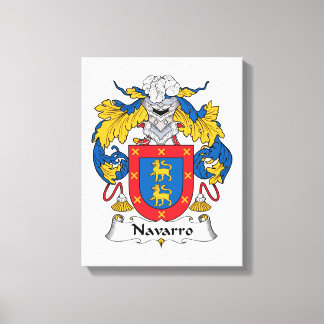 Lienzo Escudo familiar de Navarro
