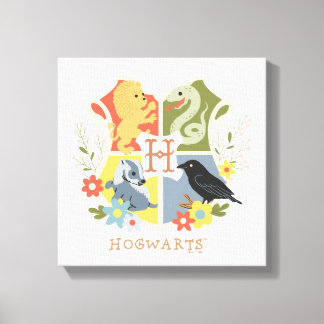 Lienzo Escudo Magic Blooms HOGWARTS™