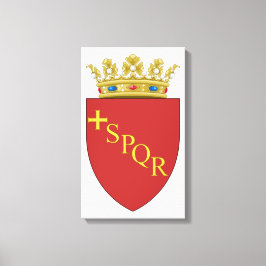 Lienzo Escudo romano de armas (SPQR) (Roma, Italia)