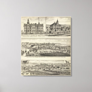 Lienzo Escuela normal del estado de Kansas