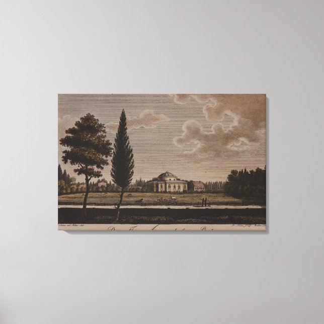 Lienzo Escuela Veterinaria, Berlín, 1795 (Anverso)